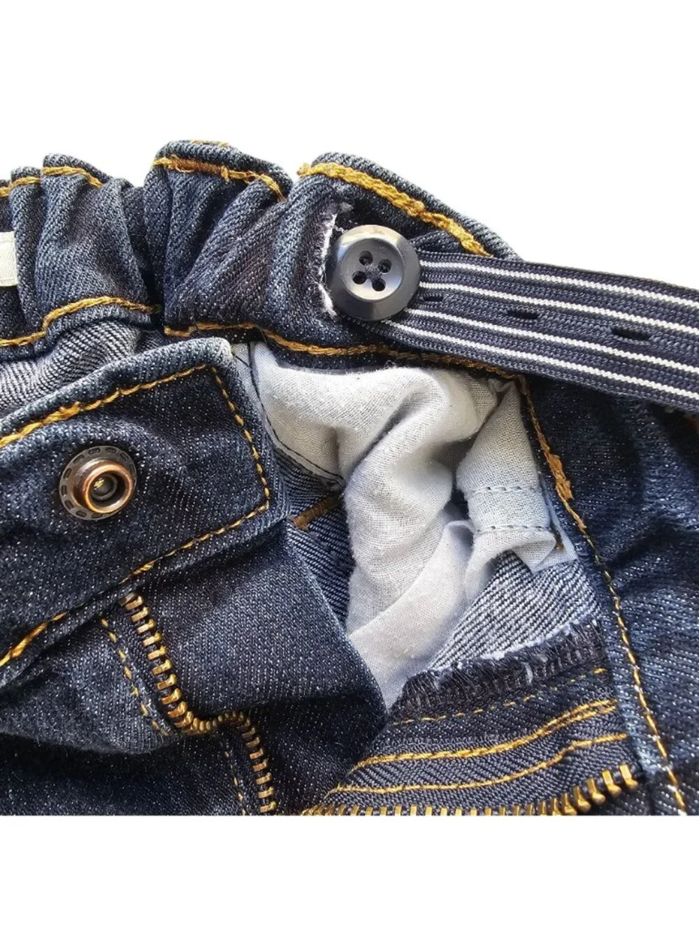 OshKosh B'Gosh Toddler Skinny Jeans 3T Dark Wash Stretch Adjustable Waist